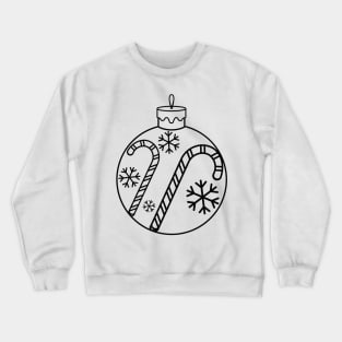 Christmas Ball - Candy Cane Crewneck Sweatshirt